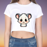 Little Lovables Collection | Cute Baby Animals Crop Tops | Women Wear